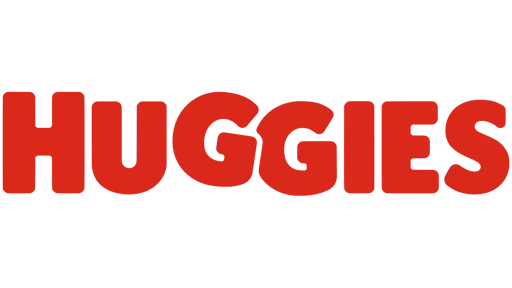 Logo da marca Huggies