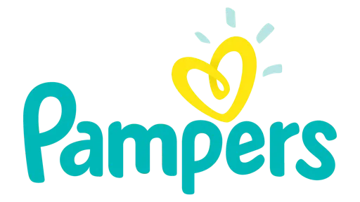 Logo da marca Pampers
